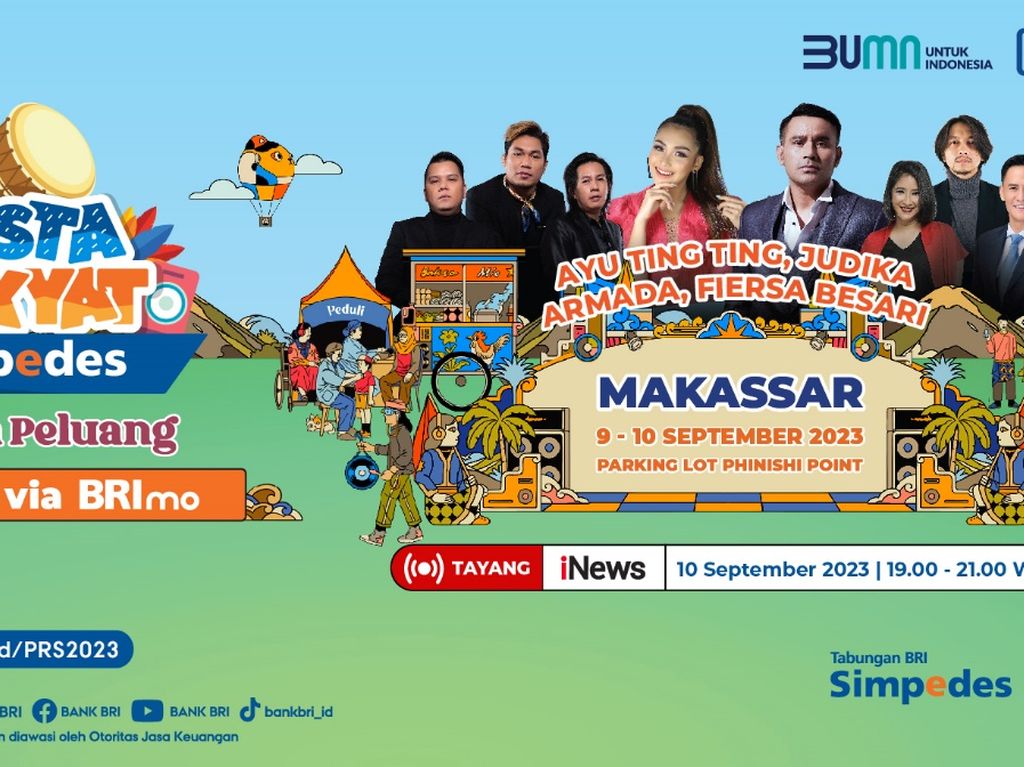 Saksikan Kemeriahan Pesta Rakyat Simpedes 2023 di Makassar!