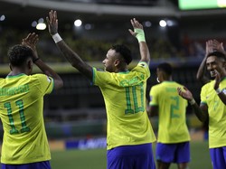 Neymar-Rodrygo Brace, Brasil Hajar Bolivia 5-1