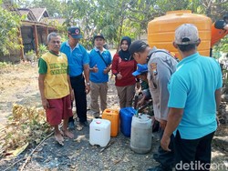 6 Desa di Nganjuk Kekeringan, Dropping Air Bersih Gencar Dilakukan