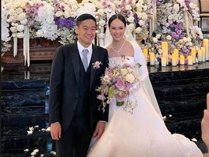 7 Gaya Megah Pamela Bowie Saat Menikah, Bak Putri Raja