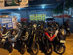 Polisi Bubarkan Balap Liar di Makassar, 60 Motor dan 5 Mobil Disita