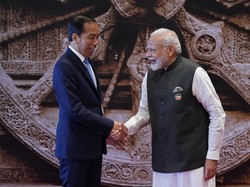 Hadiri KTT G20 India, Jokowi Disambut PM Modi-Joe Biden