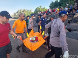 Geger Mayat Pria Tak Dikenal Terdampar di Pantai Perancak Bali