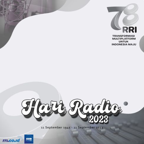 Twibbon Hari Radio Nasional 2023