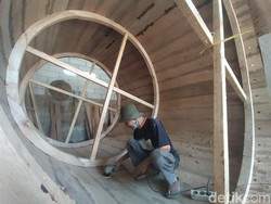 Melihat Produksi Beduk Jumbo Diameter 2,2 Meter di Grabag Magelang