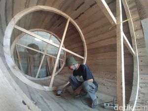 Melihat Produksi Beduk Jumbo Diameter 2,2 Meter di Grabag Magelang Melihat Produksi Beduk Jumbo Diameter 2,2 Meter di Grabag Magelang