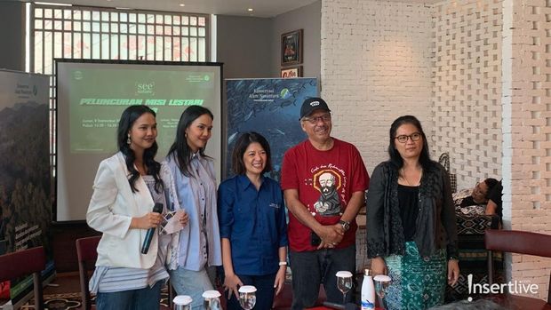 Konferensi pers yang diadakan Yayasan Konservasi Alam Nusantara (YKAN)