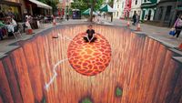 Kumpulan Seni Gambar 3D di Jalanan, Super Mengagumkan