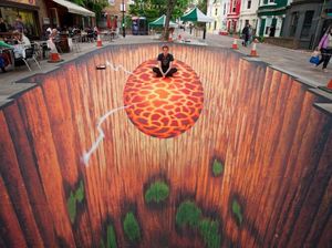 Kumpulan Seni Gambar 3D di Jalanan, Super Mengagumkan