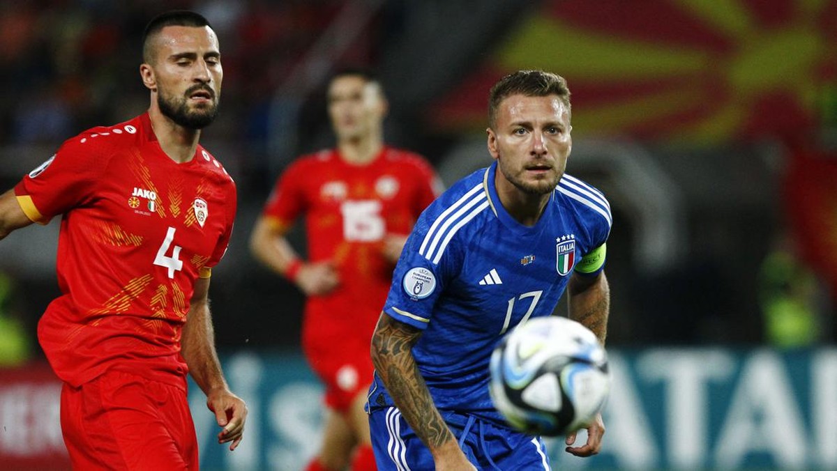 Luciano Spalletti ungkap alasan tak panggil Ciro Immobile ke Timnas Italia (Foto: REUTERS/OGNEN TEOFILOVSKI)