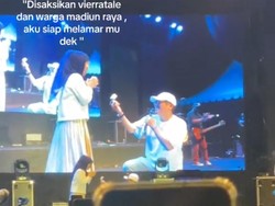 Alasan Pria Kota Madiun Nekat Lamar Kekasih di Panggung Konser Vierratale