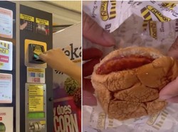 Wow! Burger Terkenal di Malaysia Ini Bisa Dibeli dari Mesin Otomatis