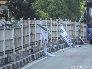 Belum Masa Kampanye, APK Parpol Rusak