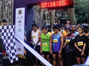 Pelari dari 14 Negara Ikuti Lomba Lari Membelah Bukit Menoreh