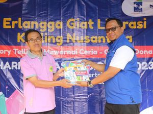 Upaya Penerbit Erlangga Tumbuhkan Minat Baca hingga ke Ciamis
