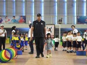 Menpora dan Putrinya Ramaikan Festival Olahraga Usia Dini 2023