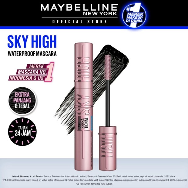 Potret produk Maybelline Sky High Waterproof Mascara