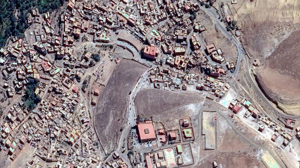 Dampak Kerusakan Gempa Maroko dari Citra Satelit