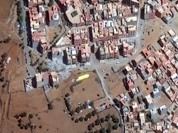 Rumah Marrakesh yang Hancur Diguncang Gempa Dibangun dari Bata Lumpur dan Kayu