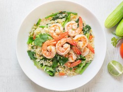 Resep Nasi Goreng Udang dan Sayuran, Gurih Segar untuk Sarapan