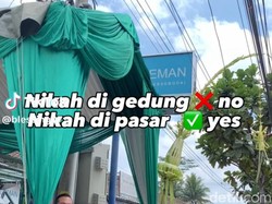 Viral Resepsi Pernikahan di Pasar Sleman, Suguhannya Bikin Salfok Netizen
