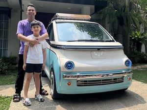 Wuling Air ev Retro Futuristic Raffi Ahmad Siap Jadi Rebutan Netizen