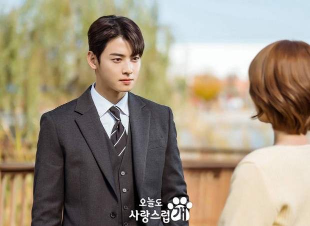 Cha Eun Woo di drama webtoon A Good Day to be a Dog/ Foto:instagram.com/mbcdrama_now