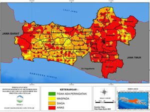 Ini Daerah Awas Peringatan Dini Kekeringan Meteorologis di Jateng Ini Daerah Awas Peringatan Dini Kekeringan Meteorologis di Jateng
