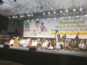 Kiai Khos NU dan Santri di Malang Siap Menangkan Prabowo di Pilpres 2024