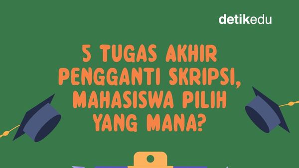 Infografis: 5 Tugas Akhir Pengganti Skripsi, Mahasiswa Pilih yang Mana?