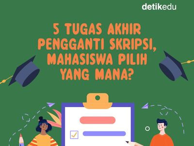 Infografis: 5 Tugas Akhir Pengganti Skripsi, Mahasiswa Pilih yang Mana?