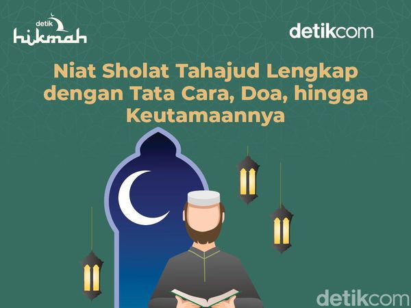 Infografis: Niat Sholat Tahajud Lengkap dengan Tata Cara, Doa, hingga Keutamaannya
