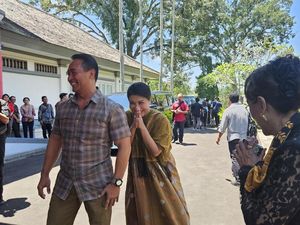 Kunjungi Istana Tampaksiring, Andika Perkasa Bantah Safari Politik Kunjungi Istana Tampaksiring, Andika Perkasa Bantah Safari Politik