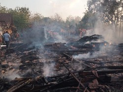 3 Rumah di Balongsari Blora Ludes Terbakar, Sapi-Kambing Tewas Terpanggang