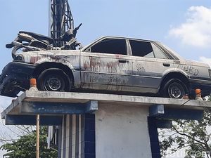 Penampakan Tugu Laka Lingkar Kudus yang Simpan Cerita Tragis 7 Nyawa Melayang