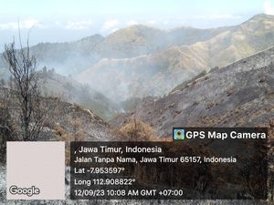 Hari Ketujuh Kebakaran Bromo, Api Muncul Lagi Setelah Sempat Dipadamkan Hari Ketujuh Kebakaran Bromo, Api Muncul Lagi Setelah Sempat Dipadamkan