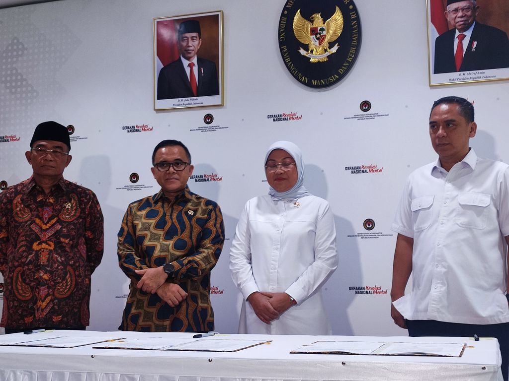 Penandatanganan SKB 3 Menteri Libur Nasional dan Cuti Bersama  2024 (Wilda/detikcom)