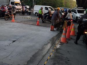 Ada Perbaikan Jalan Dekat Kantor Kementan, Lalin Jl TB Simatupang Macet