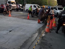 Ada Perbaikan Jalan Dekat Kantor Kementan, Lalin Jl TB Simatupang Macet