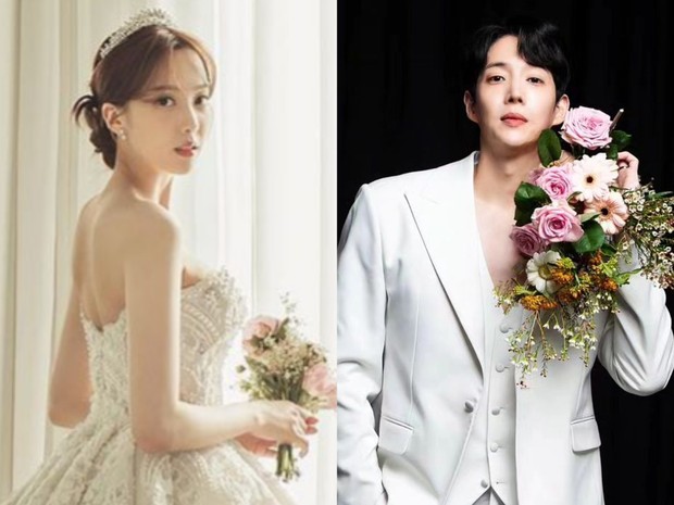 Potret Kim Dong Ho dan Yoonjo dalam foto pre-wedding
