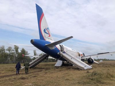 Foto-foto Airbus A320 Rusia yang Mendarat Darurat di Siberia