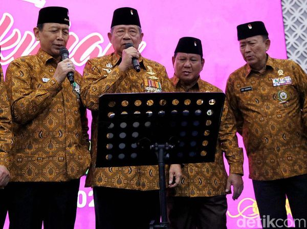 Potret Kompak SBY hingga Prabowo Nyanyi Bareng Manis dan Sayang