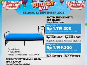 Besok Ada Transmart Full Day Sale! Beli Tempat Tidur Hemat Rp 14 Jutaan