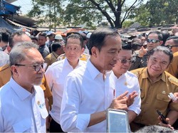 Blusukan Bareng Jokowi ke Pasar di Cilegon, Zulhas: Harga Cenderung Turun