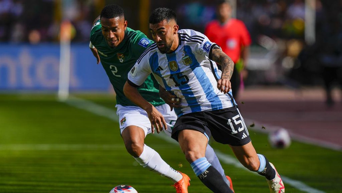 Argentina menang 3-0 atas Bolivia di kualifikasi Piala Dunia 2026 zona CONMEBOL (Foto: AP/Juan Karita)