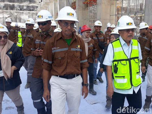 Potret JK Cek Pembangunan PLTA Kerinci