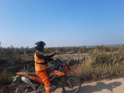 Kebakaran di Lahan Kosong Samping Tol Palindra Berhasil Dipadamkan