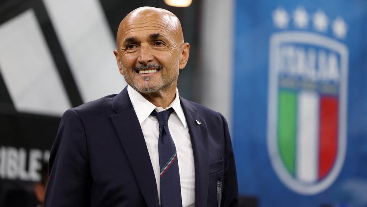 Luciano Spalletti meraih kemenangan pertama bersama Timnas Italia. Foto: REUTERS/CLAUDIA GRECO