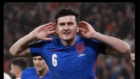 Pada tengah pekan, ada lagi lawakan Maguire dengan bikin gol bunuh diri saat menjadi pemain pengganti di timnas Inggris. Foto: dok. Internet/X (Twitter)
