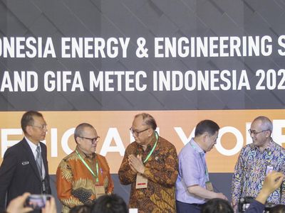 Momen Pembukaan Pameran Indonesia Energy & Engineering 2023